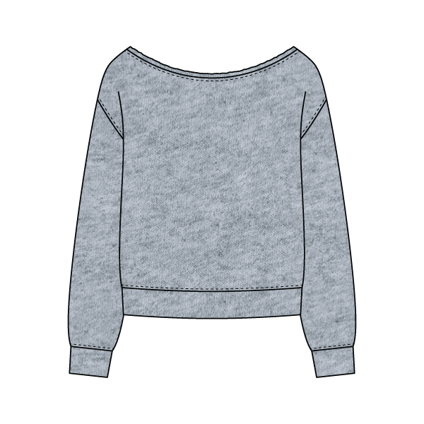 Daydream Off Shoulder Sweatshirt - The Collegiate Lineup