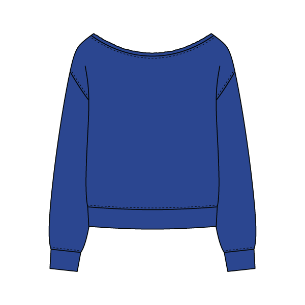 Daydream Off Shoulder Sweatshirt - The Collegiate Lineup