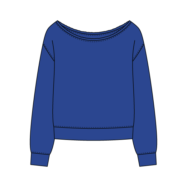 Daydream Off Shoulder Sweatshirt - The Collegiate Lineup