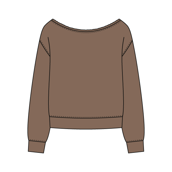 Daydream Off Shoulder Sweatshirt - The Collegiate Lineup