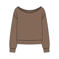 Daydream Off Shoulder Sweatshirt - The Collegiate Lineup