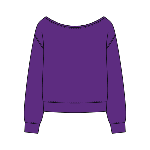 Daydream Off Shoulder Sweatshirt - The Collegiate Lineup