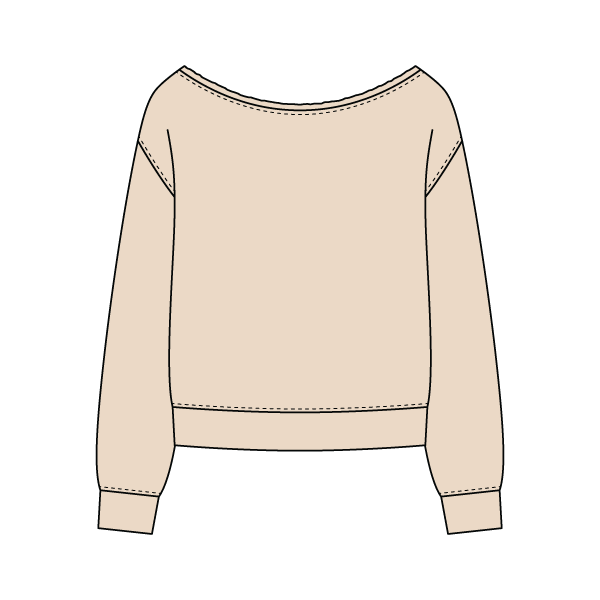 Daydream Off Shoulder Sweatshirt - The Collegiate Lineup