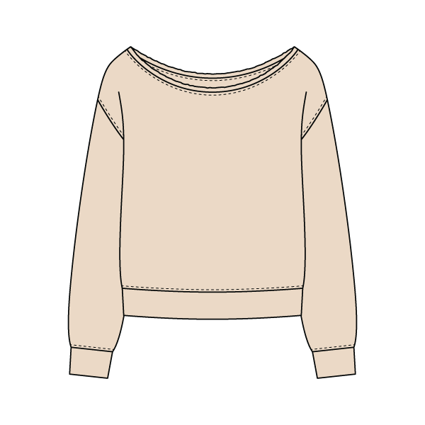 Daydream Off Shoulder Sweatshirt - The Collegiate Lineup