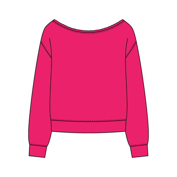 Daydream Off Shoulder Sweatshirt - The Collegiate Lineup