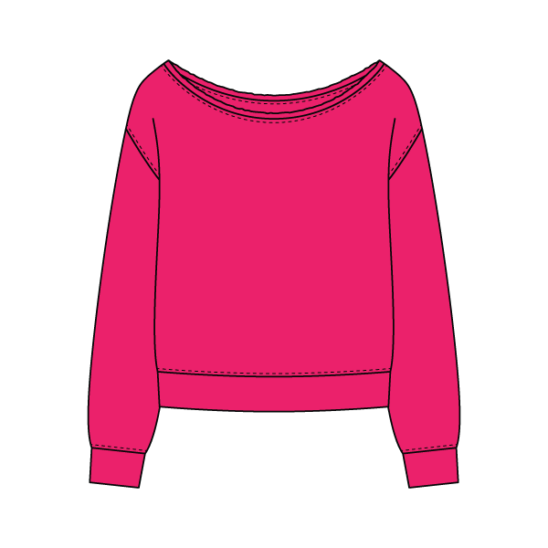 Daydream Off Shoulder Sweatshirt - The Collegiate Lineup