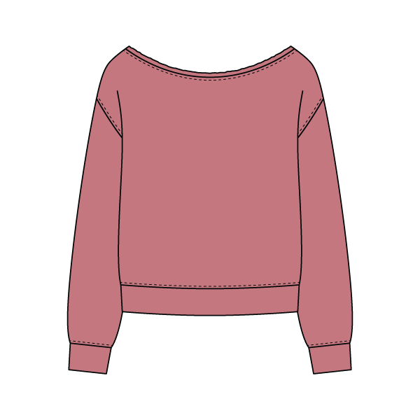 Daydream Off Shoulder Sweatshirt - The Collegiate Lineup