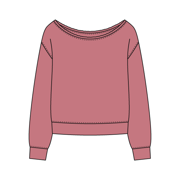 Daydream Off Shoulder Sweatshirt - The Collegiate Lineup