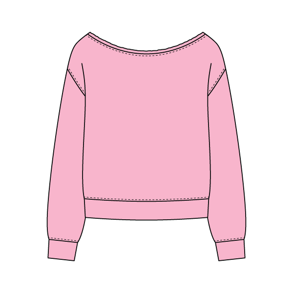 Daydream Off Shoulder Sweatshirt - The Collegiate Lineup
