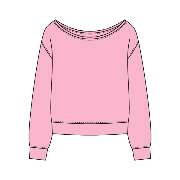 Daydream Off Shoulder Sweatshirt - The Collegiate Lineup