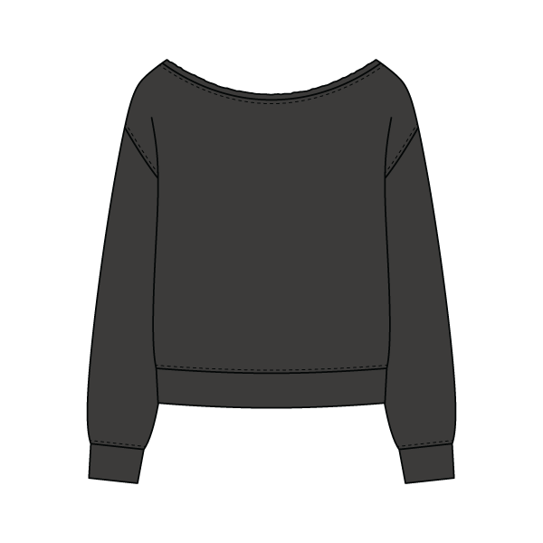 Daydream Off Shoulder Sweatshirt - The Collegiate Lineup