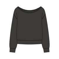 Daydream Off Shoulder Sweatshirt - The Collegiate Lineup