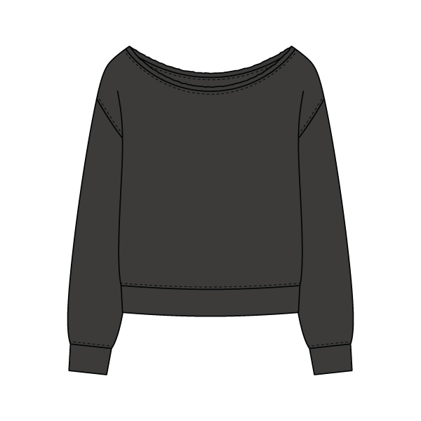 Daydream Off Shoulder Sweatshirt - The Collegiate Lineup