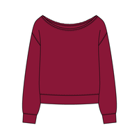 Daydream Off Shoulder Sweatshirt - The Collegiate Lineup