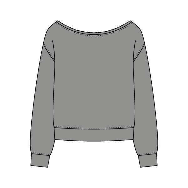 Daydream Off Shoulder Sweatshirt - The Collegiate Lineup