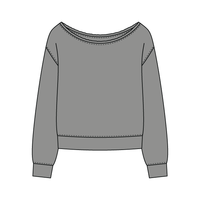 Daydream Off Shoulder Sweatshirt - The Collegiate Lineup
