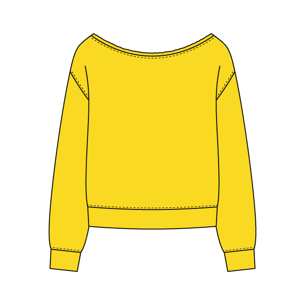 Daydream Off Shoulder Sweatshirt - The Collegiate Lineup