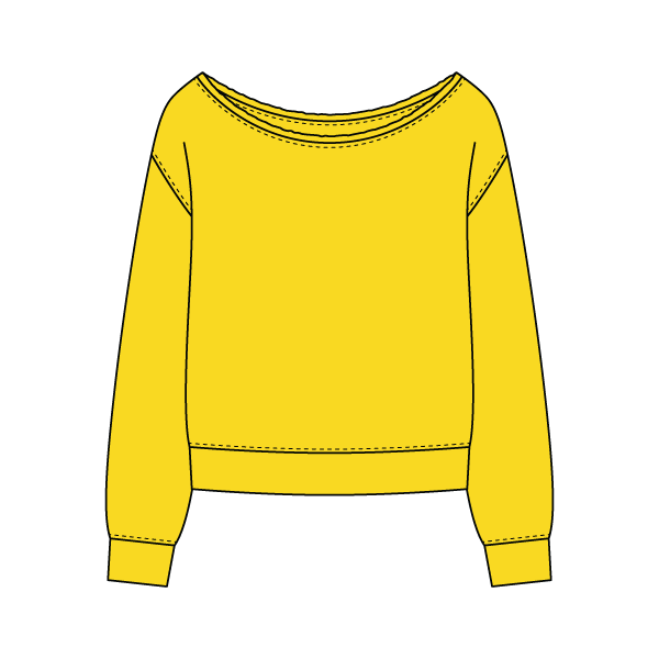 Daydream Off Shoulder Sweatshirt - The Collegiate Lineup