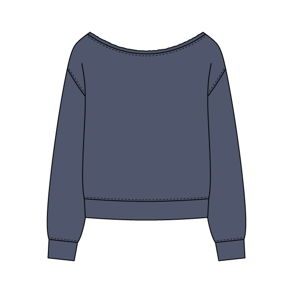Daydream Off Shoulder Sweatshirt - The Collegiate Lineup
