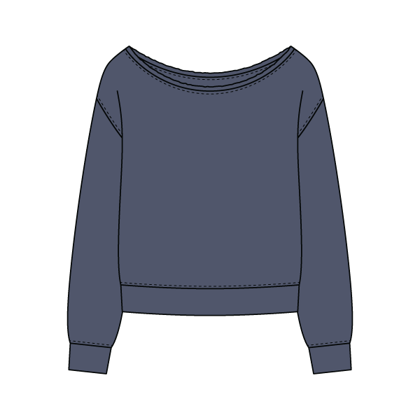 Daydream Off Shoulder Sweatshirt - The Collegiate Lineup