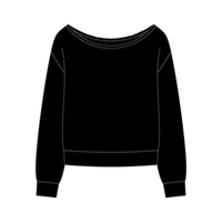 Daydream Off Shoulder Sweatshirt - The Collegiate Lineup