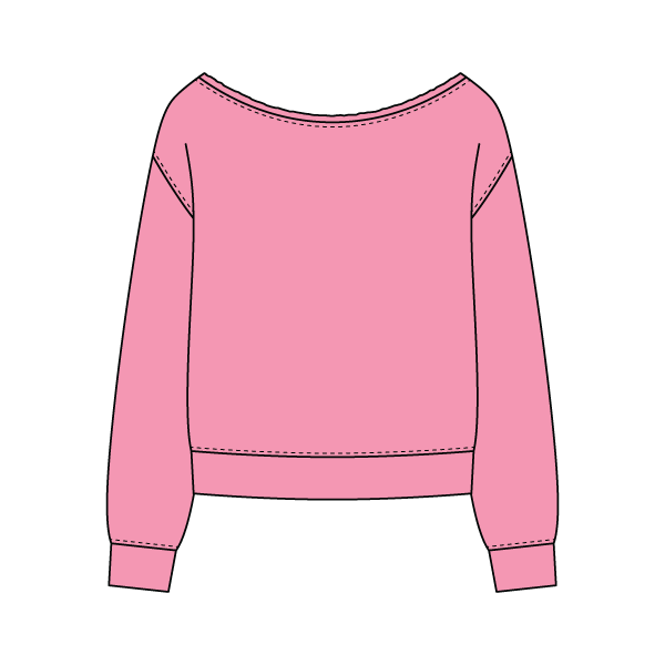 Daydream Off Shoulder Sweatshirt - The Collegiate Lineup