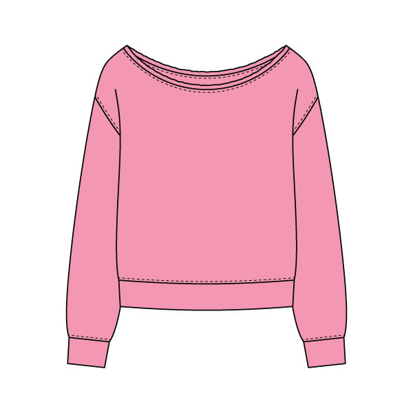Daydream Off Shoulder Sweatshirt - The Collegiate Lineup