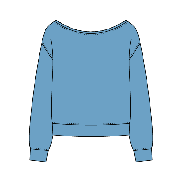 Daydream Off Shoulder Sweatshirt - The Collegiate Lineup