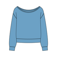 Daydream Off Shoulder Sweatshirt - The Collegiate Lineup