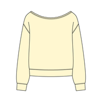 Daydream Off Shoulder Sweatshirt - The Collegiate Lineup