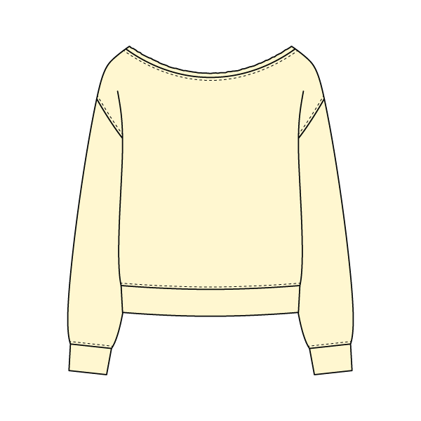 Daydream Off Shoulder Sweatshirt - The Collegiate Lineup