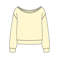 Daydream Off Shoulder Sweatshirt - The Collegiate Lineup