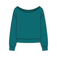 Daydream Off Shoulder Sweatshirt - The Collegiate Lineup