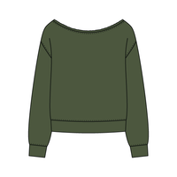 Daydream Off Shoulder Sweatshirt - The Collegiate Lineup