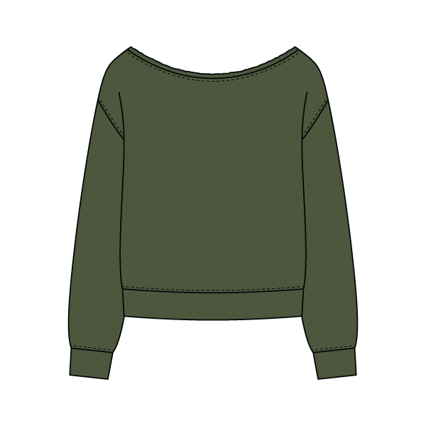 Daydream Off Shoulder Sweatshirt - The Collegiate Lineup