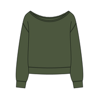 Daydream Off Shoulder Sweatshirt - The Collegiate Lineup