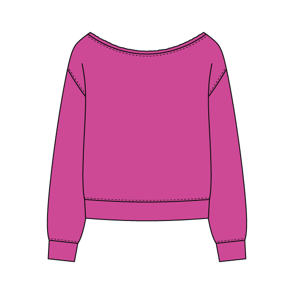 Daydream Off Shoulder Sweatshirt - The Collegiate Lineup