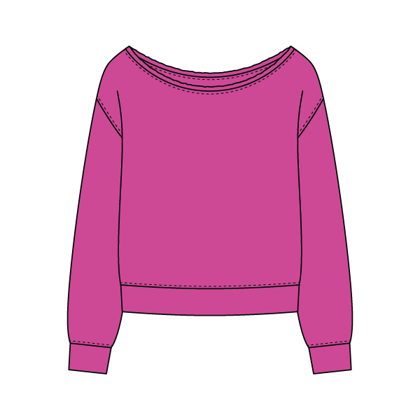 Daydream Off Shoulder Sweatshirt - The Collegiate Lineup