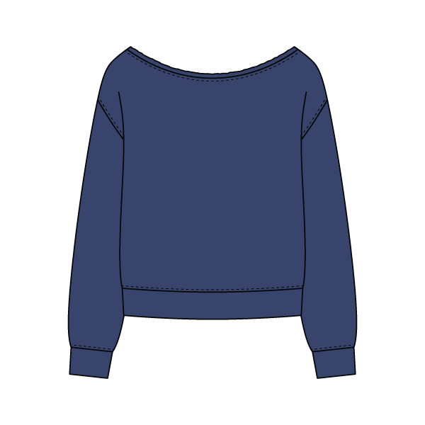 Daydream Off Shoulder Sweatshirt - The Collegiate Lineup