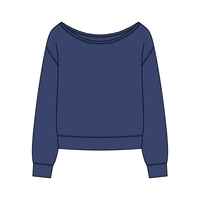 Daydream Off Shoulder Sweatshirt - The Collegiate Lineup