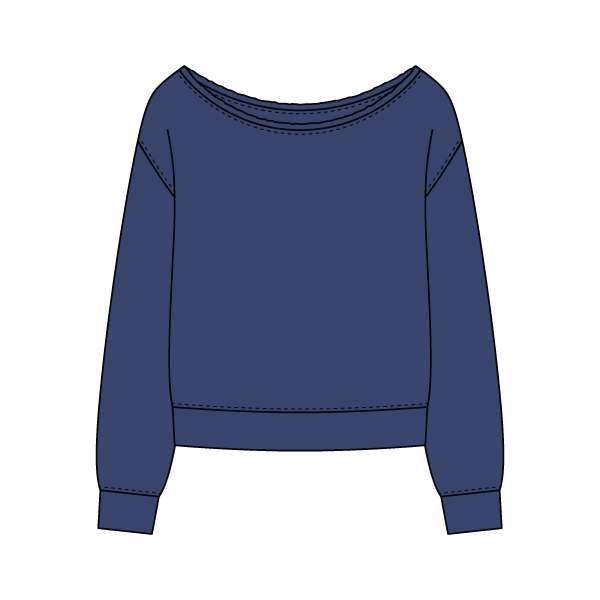 Daydream Off Shoulder Sweatshirt - The Collegiate Lineup