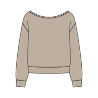 Daydream Off Shoulder Sweatshirt - The Collegiate Lineup