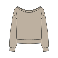 Daydream Off Shoulder Sweatshirt - The Collegiate Lineup