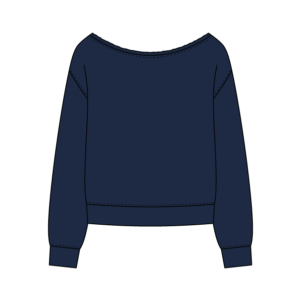 Daydream Off Shoulder Sweatshirt - The Collegiate Lineup