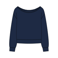 Daydream Off Shoulder Sweatshirt - The Collegiate Lineup