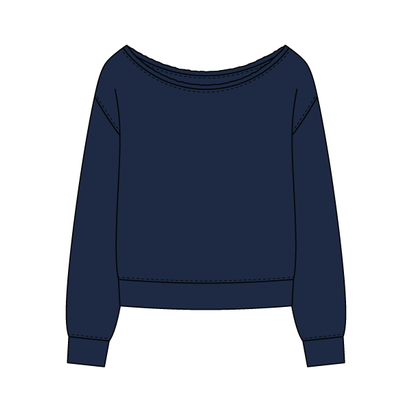 Daydream Off Shoulder Sweatshirt - The Collegiate Lineup