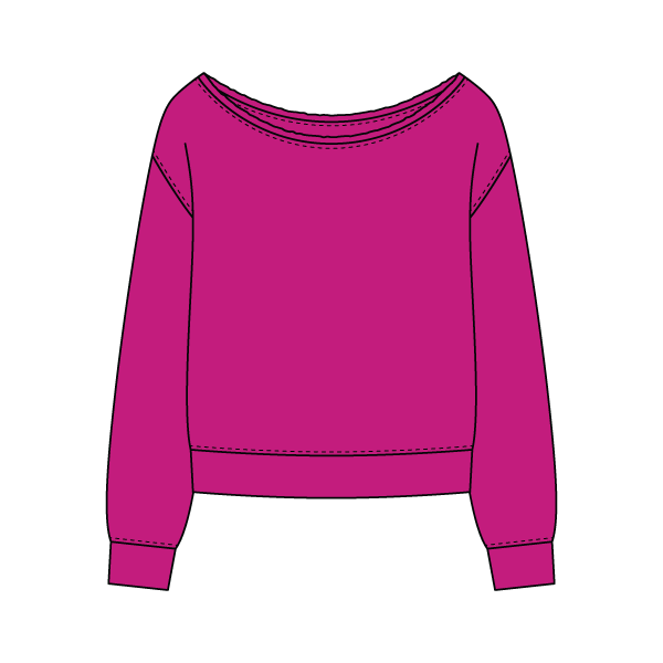 Daydream Off Shoulder Sweatshirt - The Collegiate Lineup