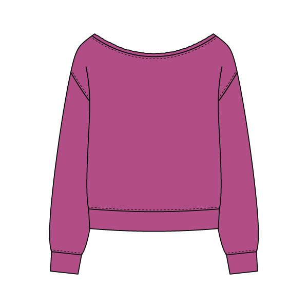 Daydream Off Shoulder Sweatshirt - The Collegiate Lineup