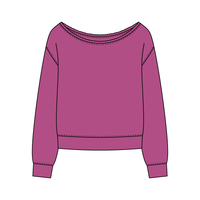 Daydream Off Shoulder Sweatshirt - The Collegiate Lineup