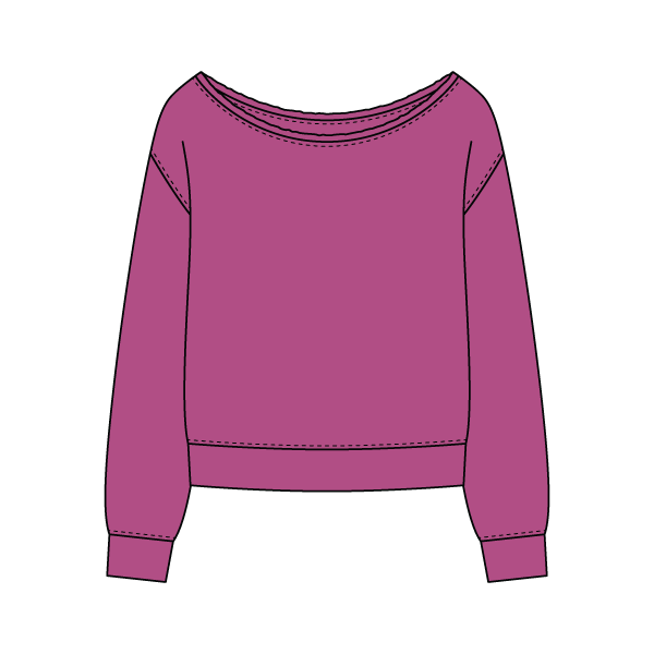 Daydream Off Shoulder Sweatshirt - The Collegiate Lineup